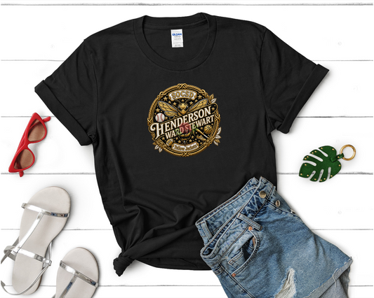Faux Embroidery School Spirit Shirt