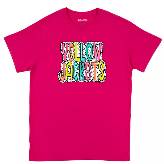 Yellow Jackets Doodle Dalmatian T-Shirt
